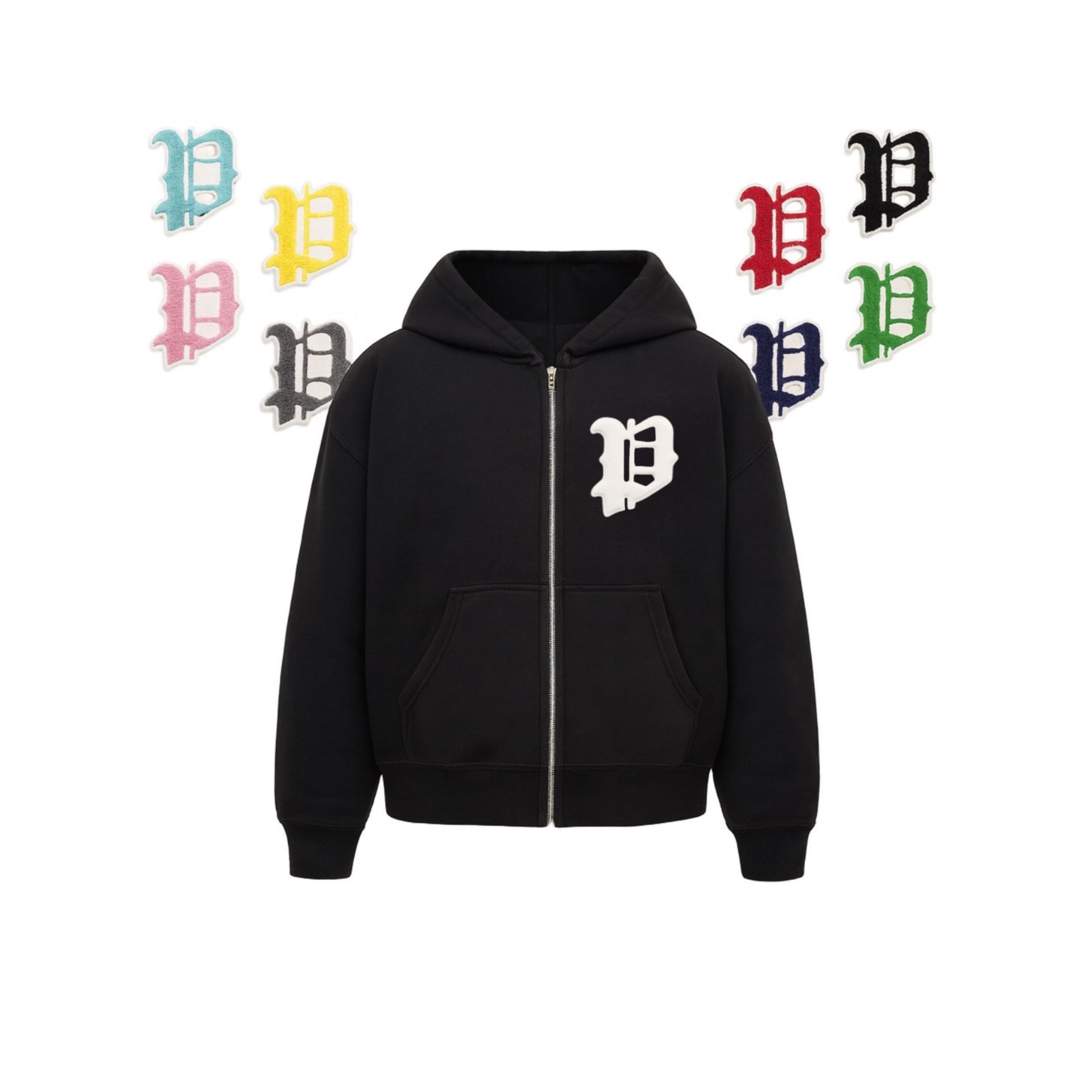 DELORE DETACHABLE LOGO HOODIE